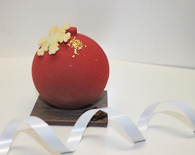 Boule de Noël en chocolat